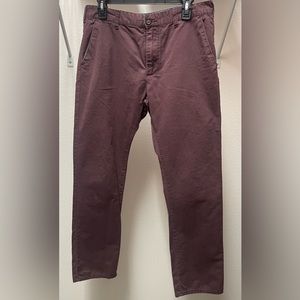 Bullhead Denim Co. Mens Wine Color Skinny Jeans 32/30 Used in good condition